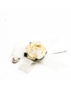 NÅL MED ROS CREME L6 CM (12st)