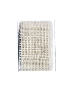 BAND JUTE OFF WHITE B60MM L10M
